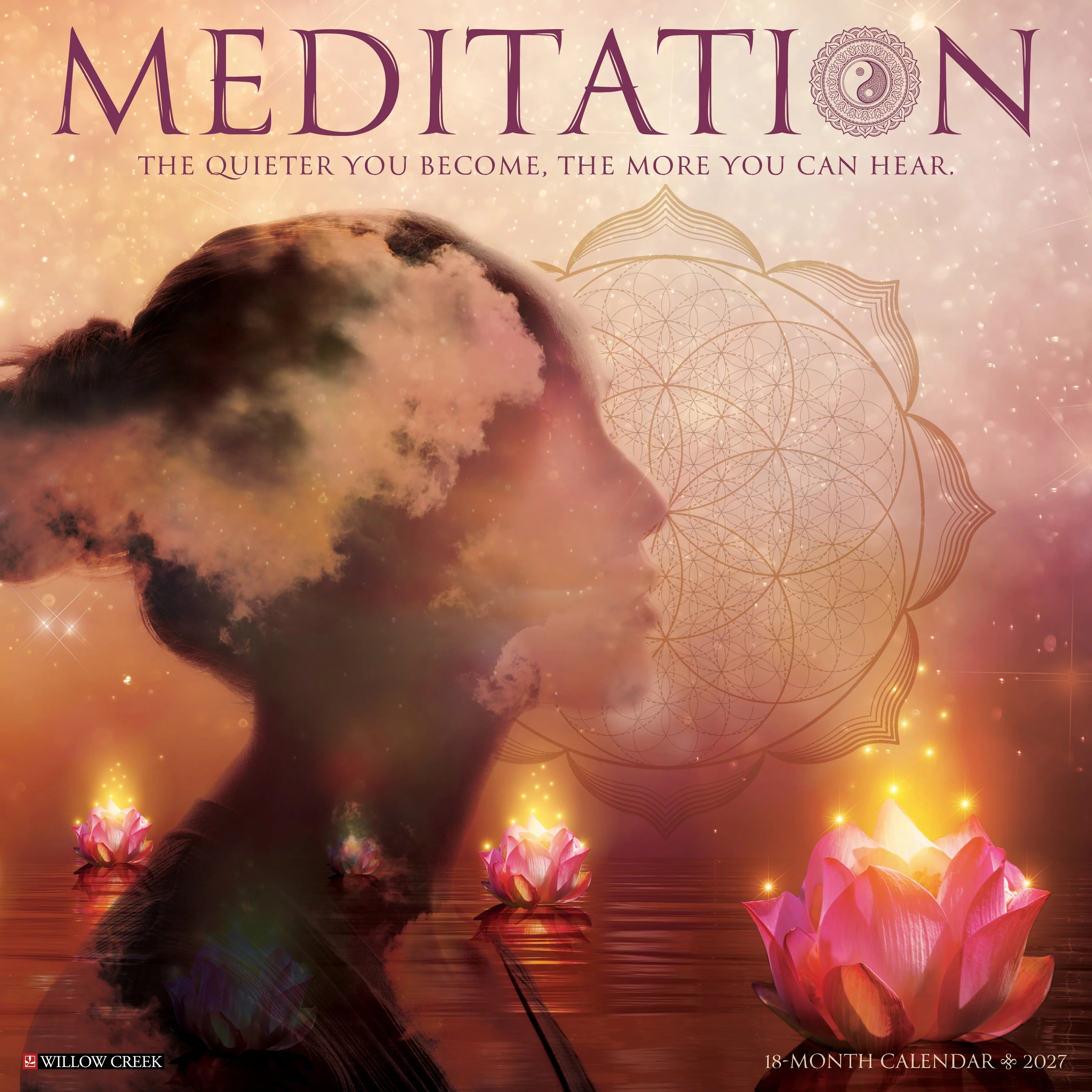 2027 Meditation Wall Calendar 12X12 20 9781549261669