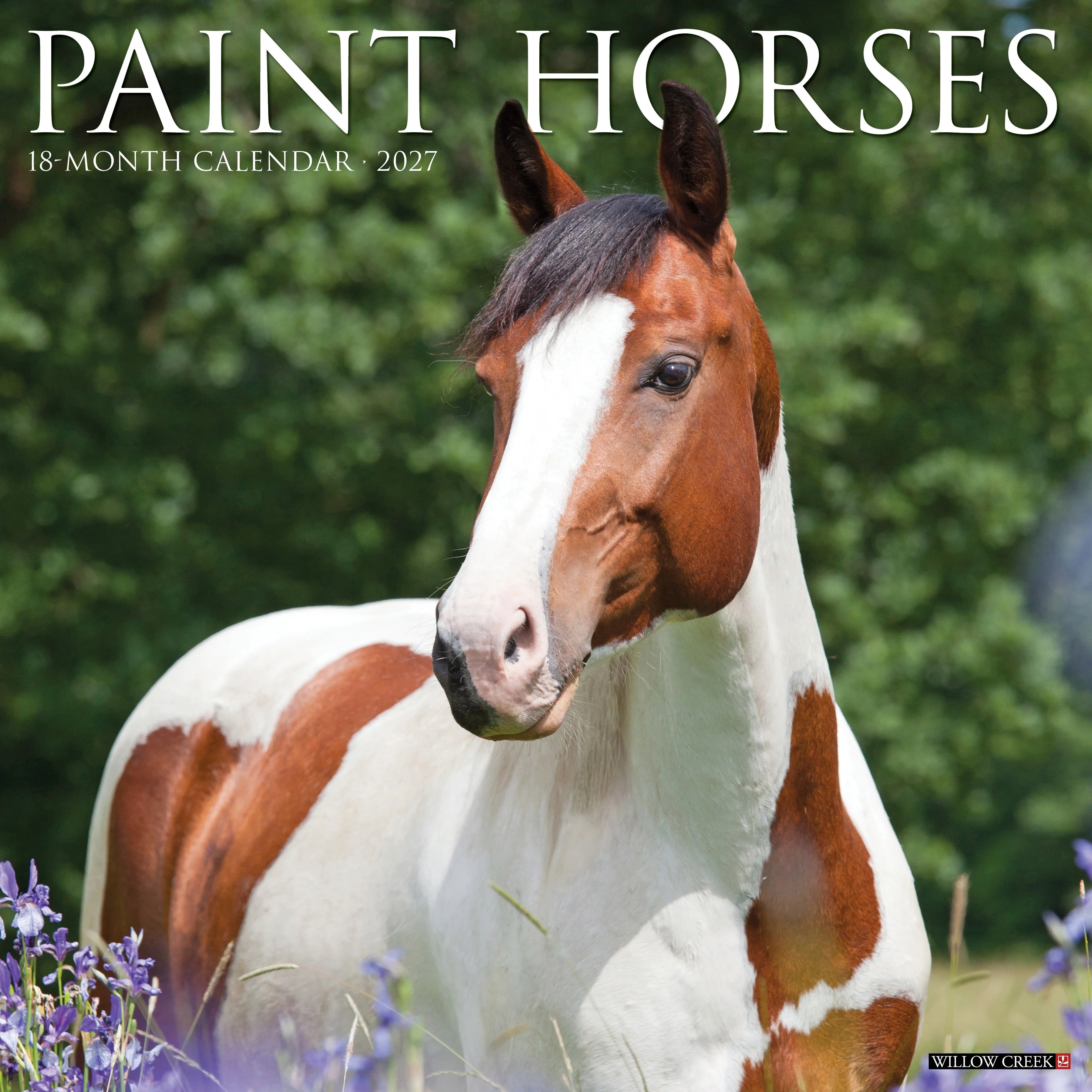 2027 Paint Horses Wall Calendar 12X12 20 9781549261695