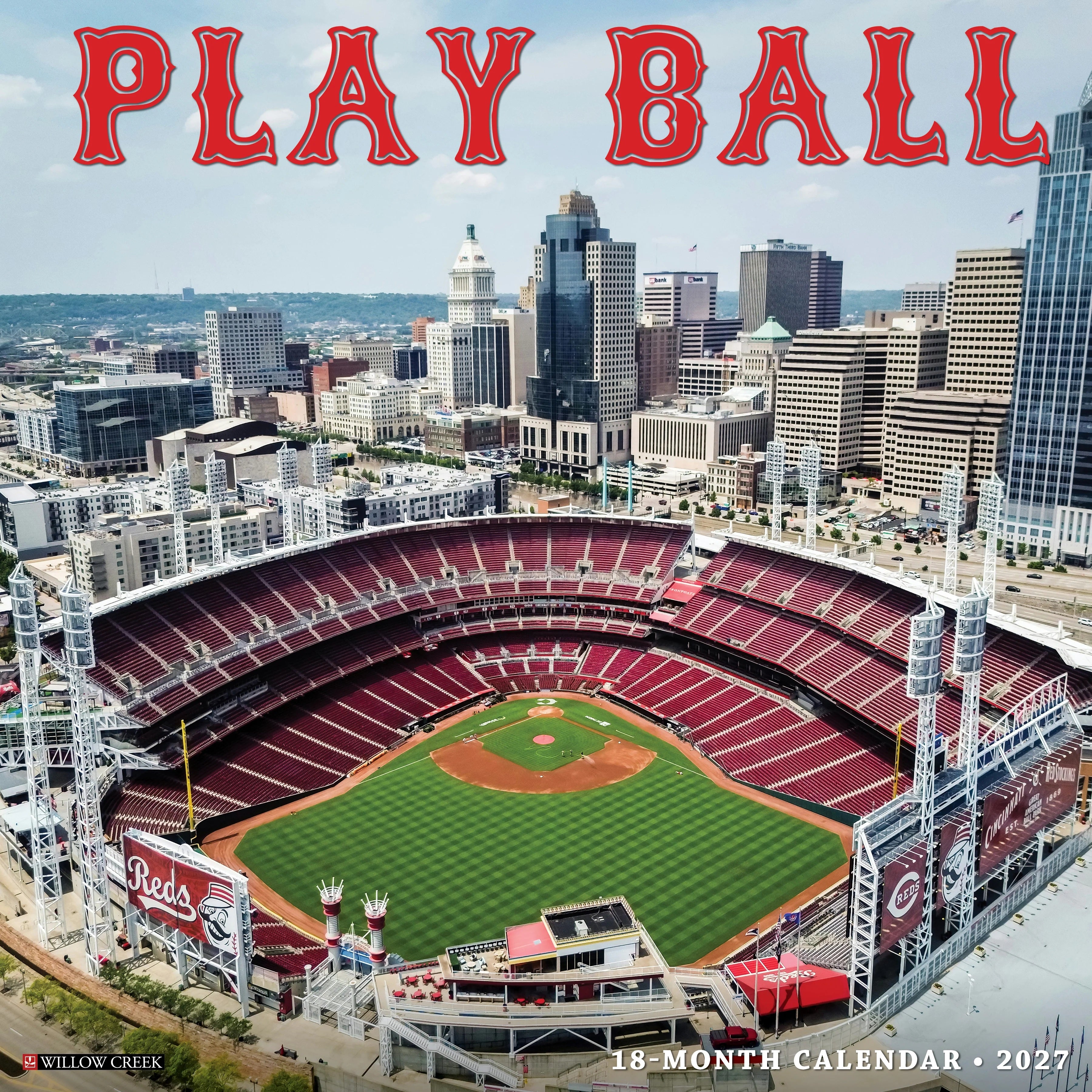 2027 Play Ball Wall Calendar 12X12 20 9781549261824