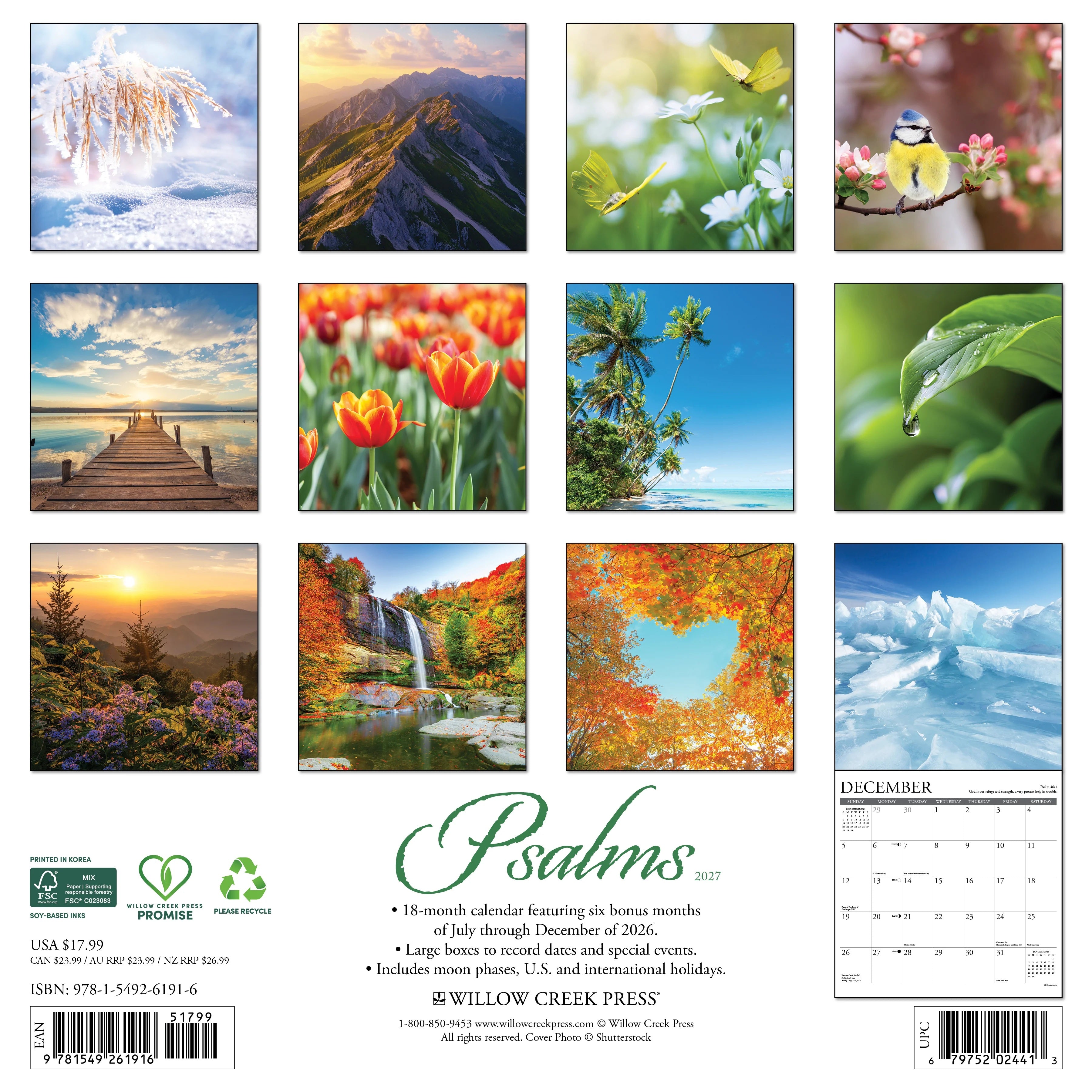 2027 Psalms Wall Calendar 12X12 20 9781549261916_20813279-29f8-496b-beef-9f5bf7e4c10a