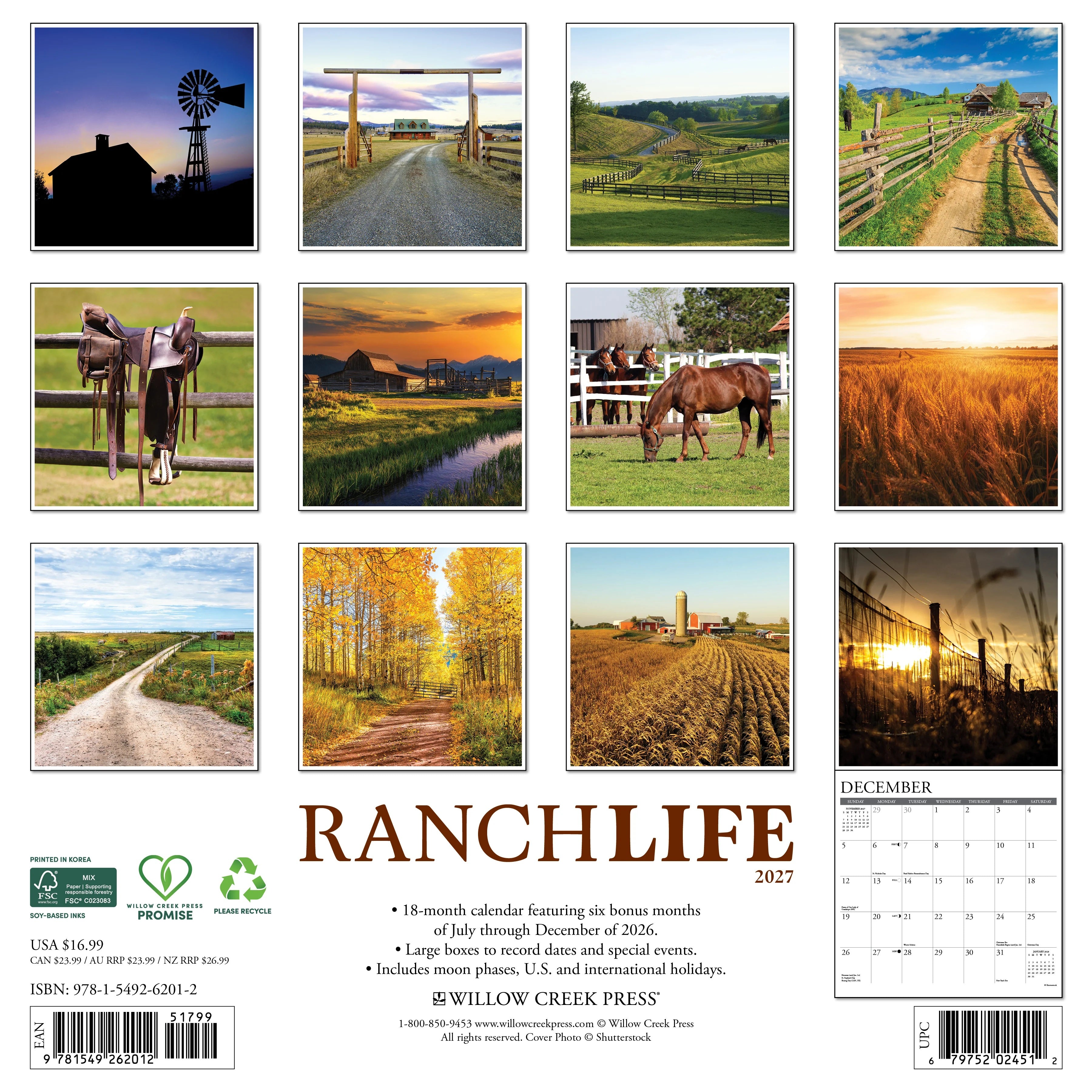 2027 Ranchlife Wall Calendar 12X12 20 9781549262012_187f8226-b1b8-4f13-8071-531d1f1a9047
