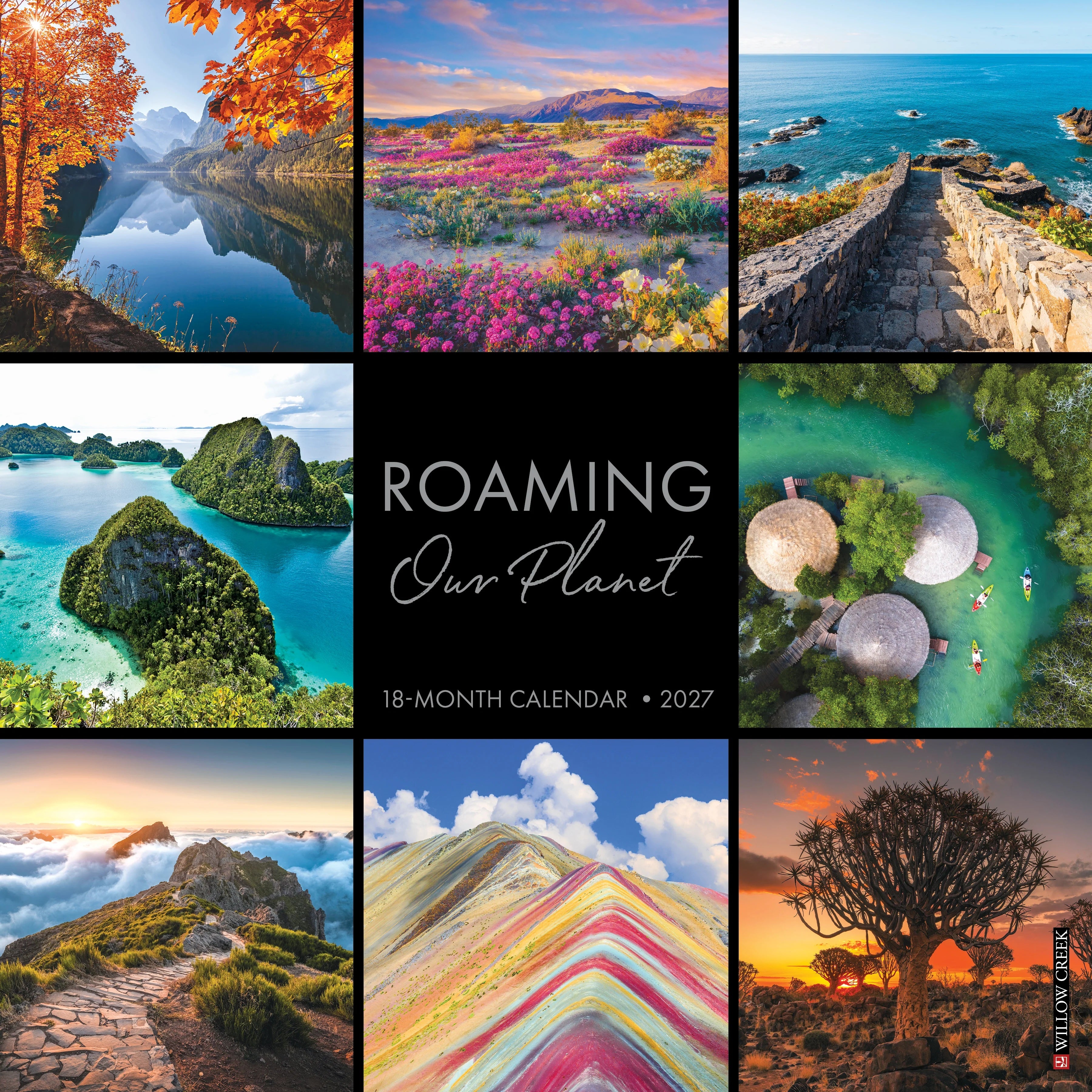 2027 Roaming Our Planet Wall Calendar 12X12 20 9781549262050