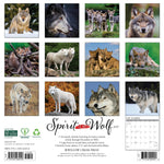 2027 Spirit of the Wolf Wall Calendar 12X12 20 9781549262456_6145a0bb-295d-4023-b23f-6033cbbf1d49