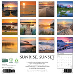 2027 Sunrise, Sunset Wall Calendar 12X12 20 9781549262500_e4c823e2-a581-43bc-976f-ddd6bfaf598b