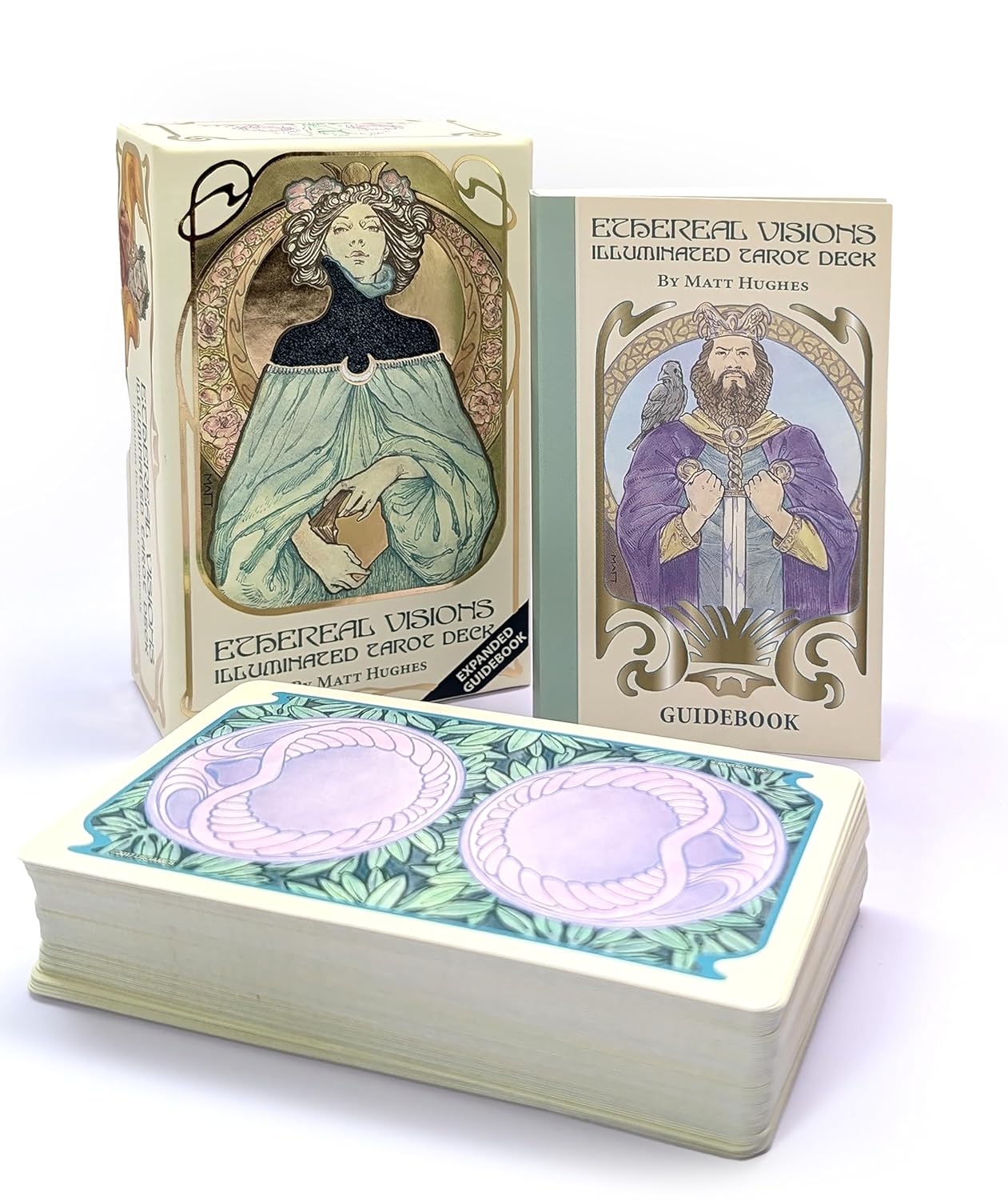 Ethereal Visions Illuminated Tarot Deck by Hughes. Matt 20 9781572819252_1