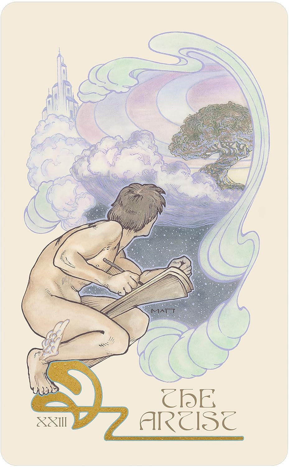 Ethereal Visions Illuminated Tarot Deck by Hughes. Matt 20 9781572819252_7_a0c20e7e-afd5-465b-bd1c-5364c0c91bc9