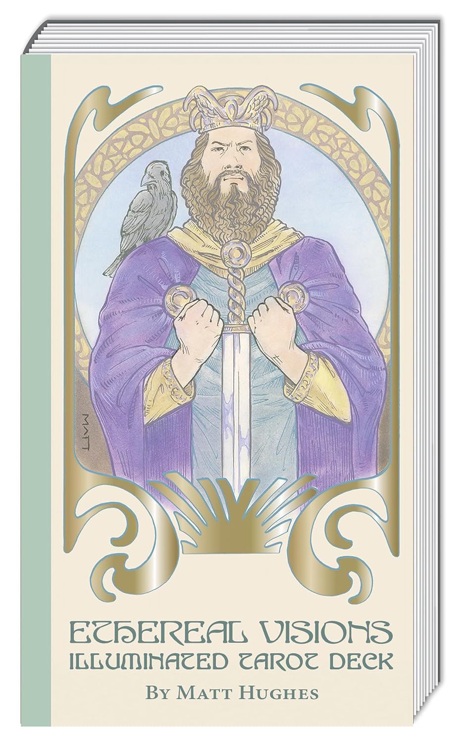 Ethereal Visions Illuminated Tarot Deck by Hughes. Matt 20 9781572819252_9
