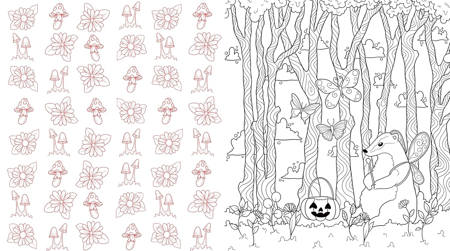 Sweet & Spooky Coloring by Wilson. Kitty Willow 9781577155096_3