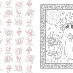 Sweet & Spooky Coloring by Wilson. Kitty Willow 9781577155096_4