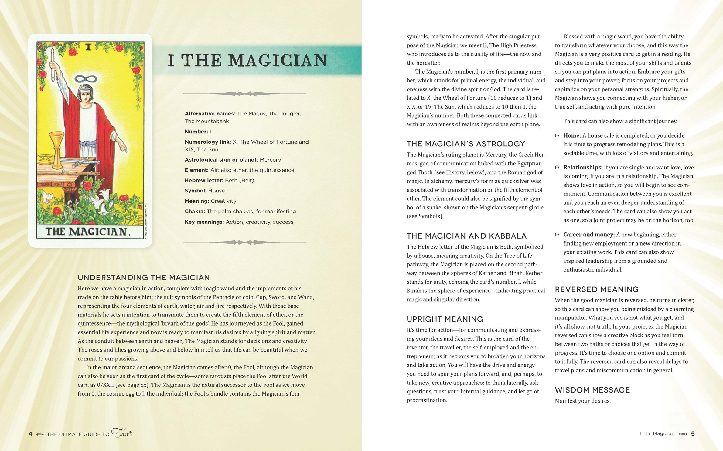 The Ultimate Guide to Tarot: A Beginner's Guide to the Cards, Spreads, and Revealing... by Dean. Liz 20 9781592336579_1