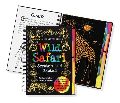 Scratch And Sketch Wild Safari -Peter Pauper Press 9781593599713_b671603b-0b56-4265-a90d-87f7205c87b1