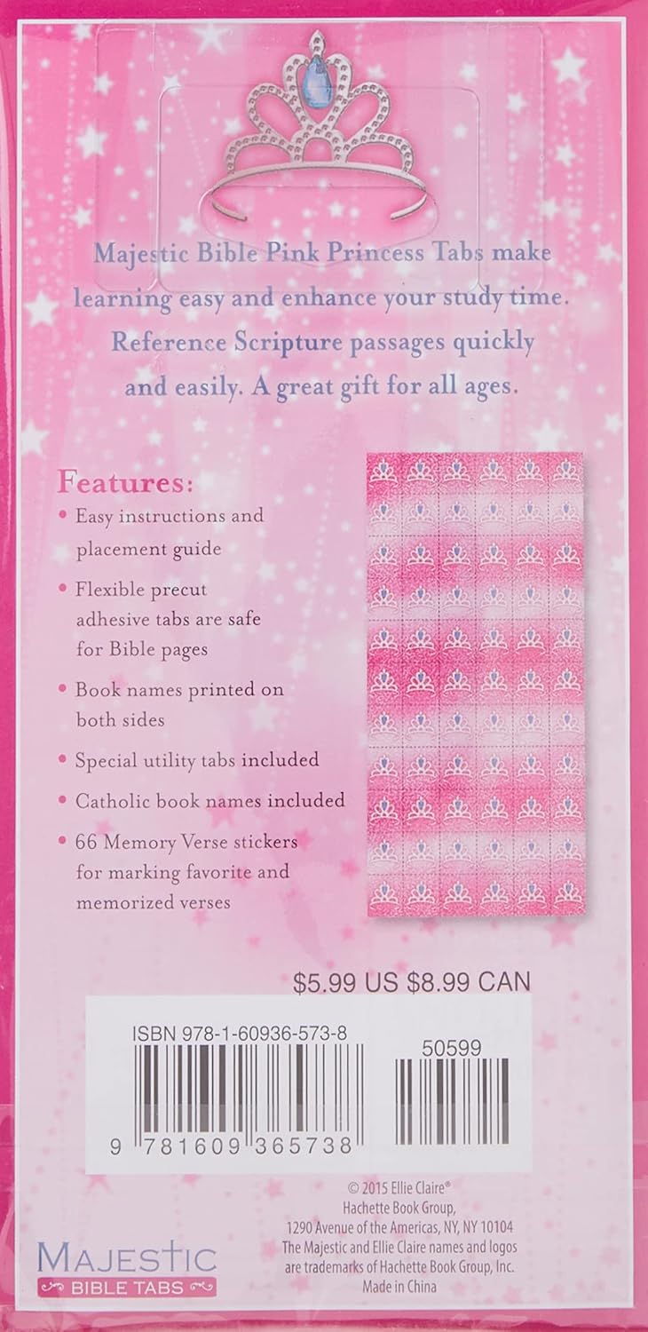 Princess Majestic Bible Tabs by Claire. Ellie 20 9781609365738_3