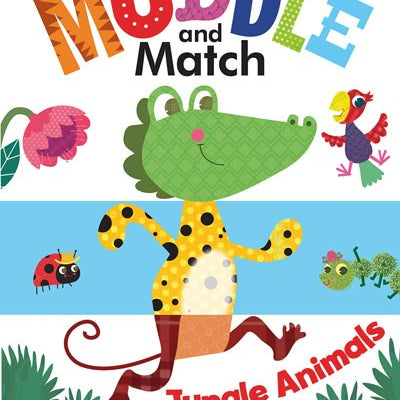 MUDDLE AND MATCH: JUNGLE ANIMALS (A MIX-AND-MATCH BOOK!) - HINTON. STEPHANIE 9781610674010