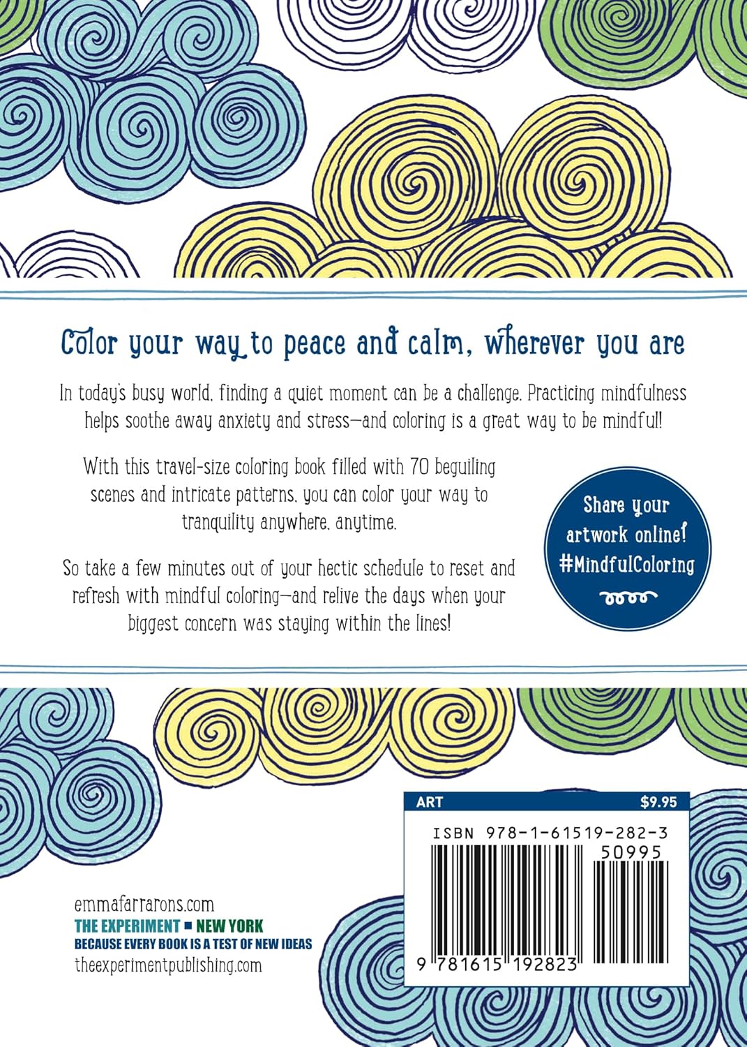 The Mindfulness Coloring Book- Farrarons. Emma 9781615192823_1