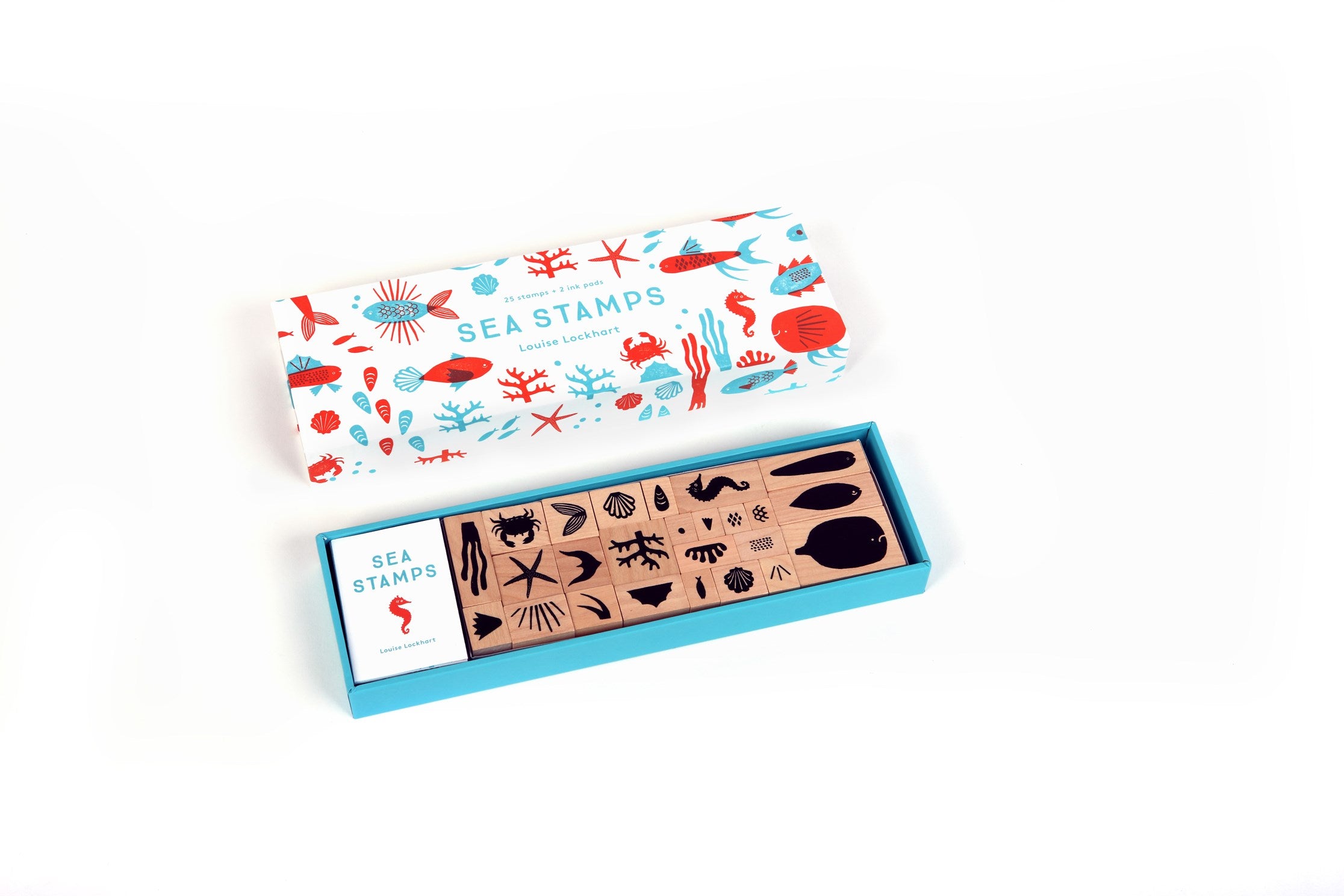 Sea Stamps: 25 Stamps + 2 Ink Pads 9781616898946