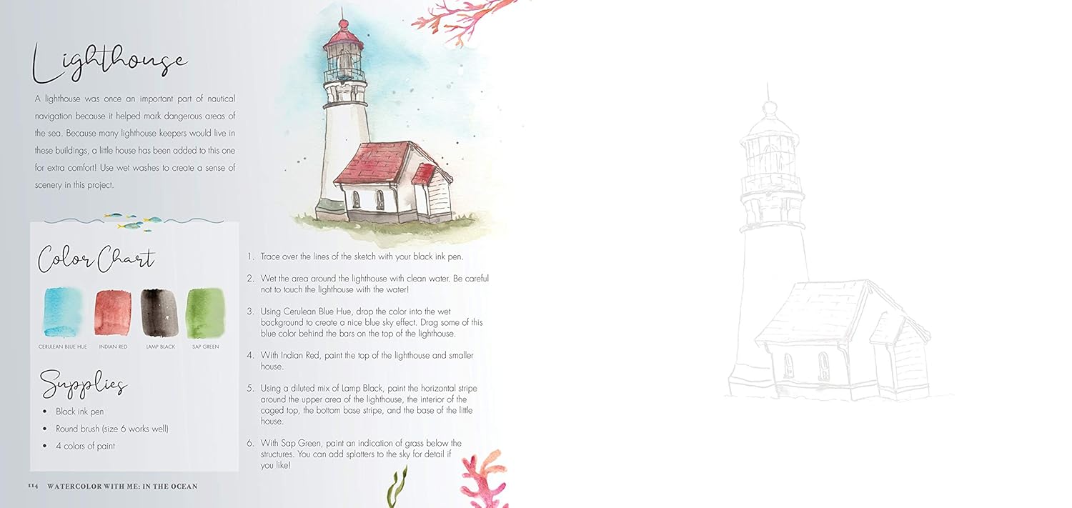 Watercolor With Me In The Ocean - Fox. Dana 20 9781624148576_5