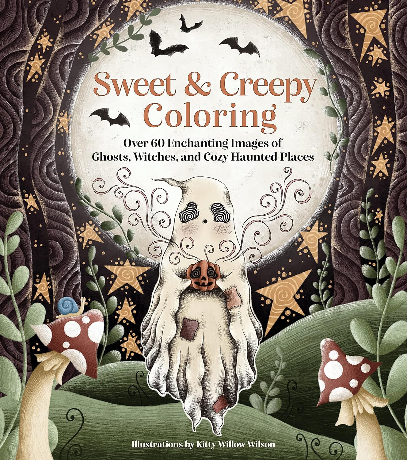 Sweet & Creepy Coloring by Wilson. Kitty Willow 9781631069109