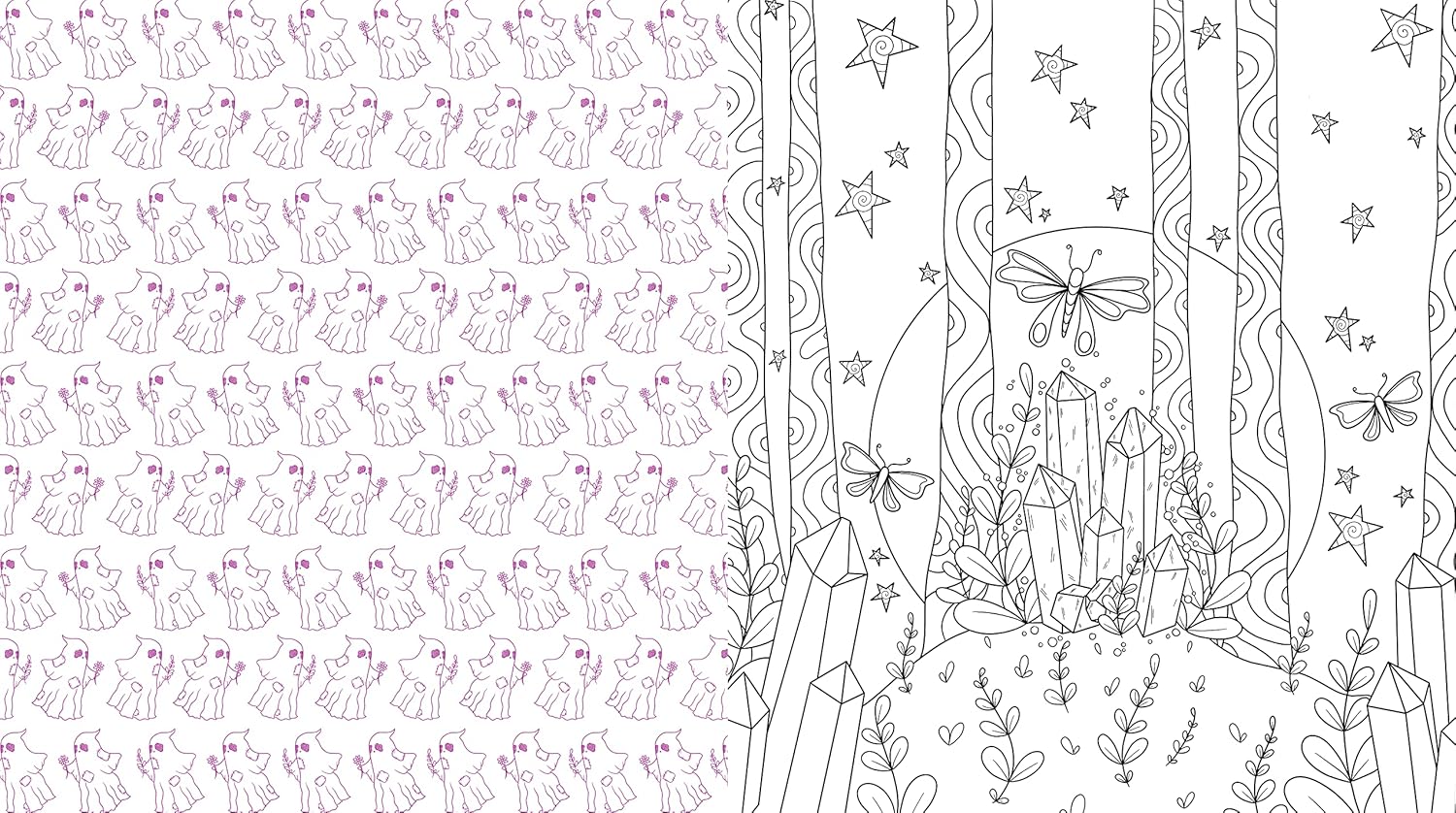 Sweet & Creepy Coloring by Wilson. Kitty Willow 9781631069109_2