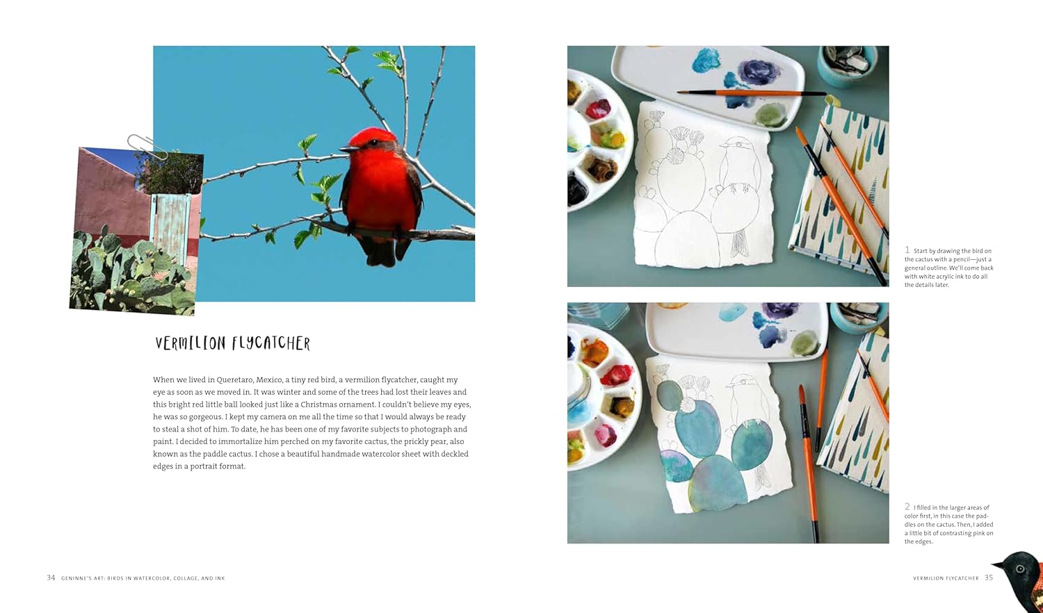 Birds In Watercolor, Collage, And Ink - Zlatkis. Geninne D. 30 9781631594755_3