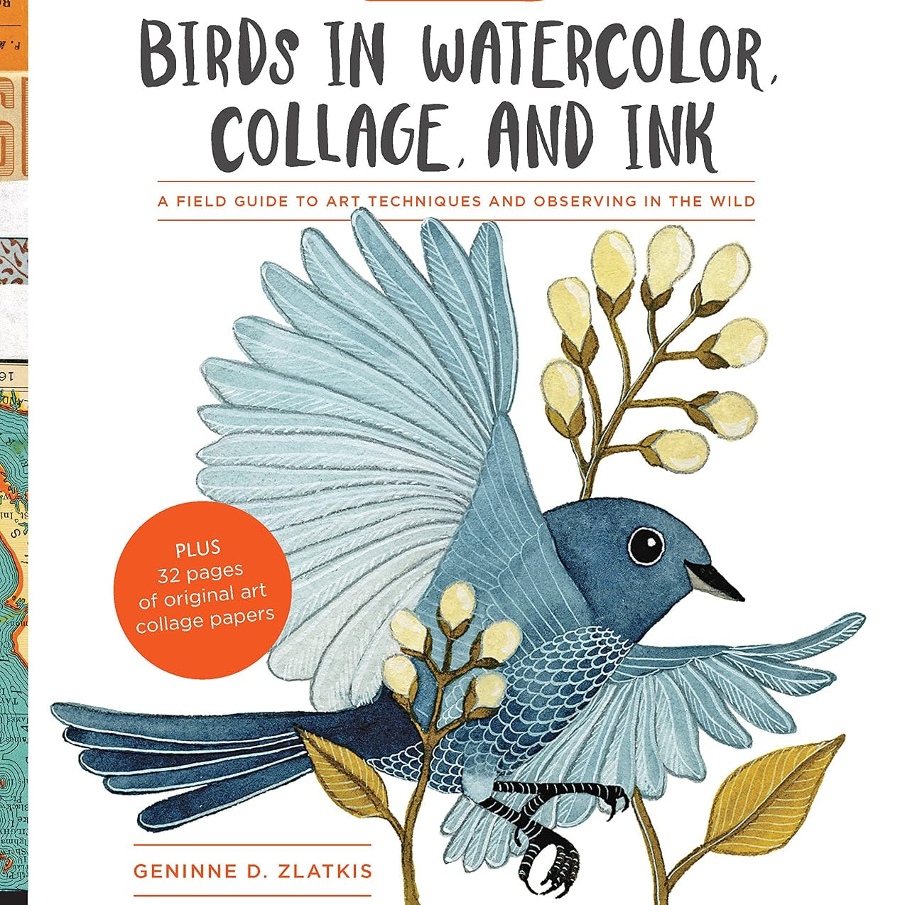 Birds In Watercolor, Collage, And Ink - Zlatkis. Geninne D. 30 9781631594755_bb9659a2-f52b-4295-aba3-4dedbcfbf8f8