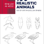 Draw Like An Artist: 100 Realistic Animals - Washburn. Melissa 9781631598197