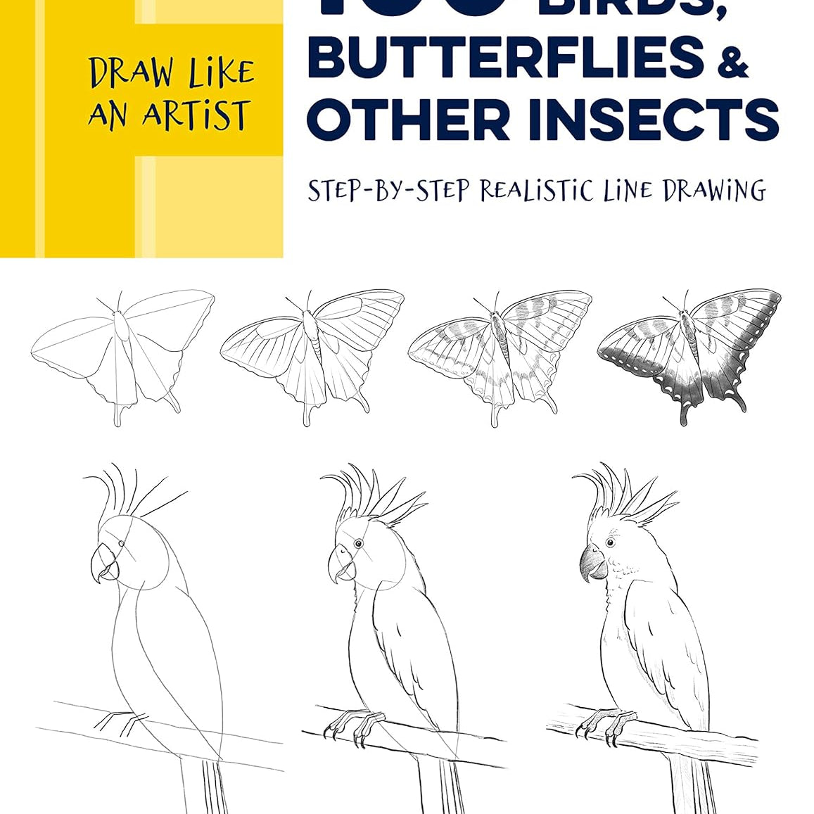 Draw Like An Artist: 100 Birds, Butterflies, & Other Insects - Washburn. Melissa 9781631599477_c6e85e20-b32e-4084-9f5e-cd8f4b09a0e6