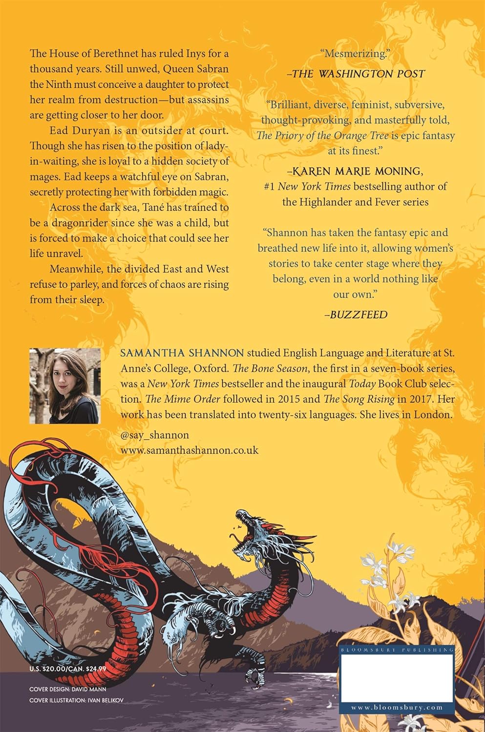 The Priory Of The Orange Tree by Shannon. Samantha 9781635570304_1
