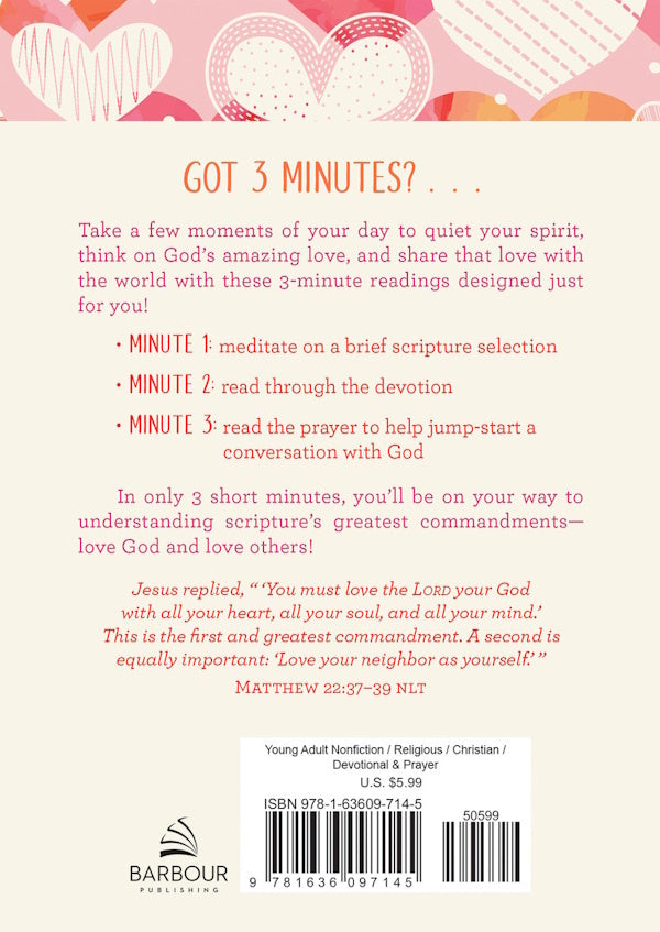 Choose Love: 3-Minute Devotions For Teen Girls by Scott. Carey 20 9781636097145_2