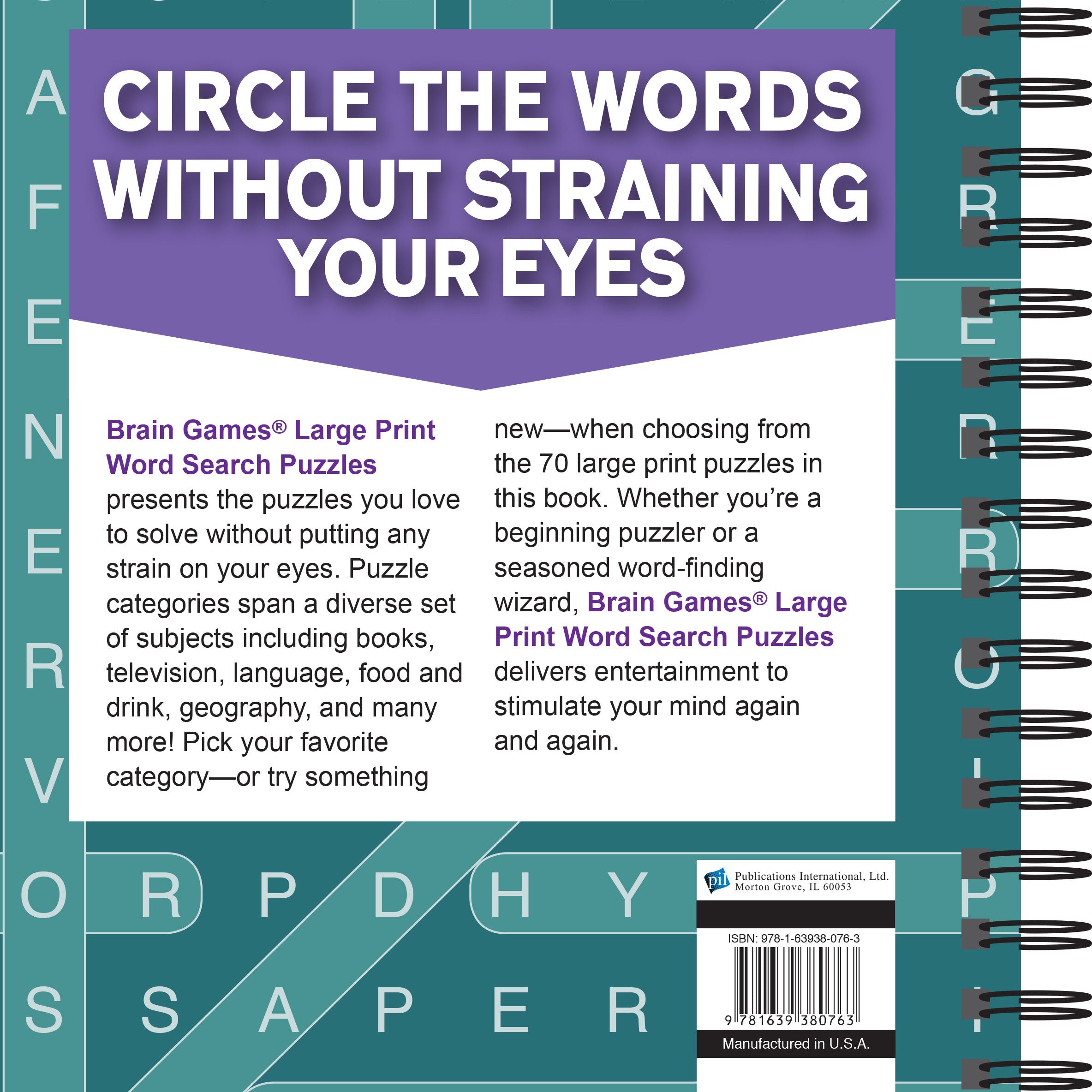 Brain Games Large Print Word Search (Arrow) 20 9781639380763_39a9cb97-d816-49e5-9acb-343fd71dfa02