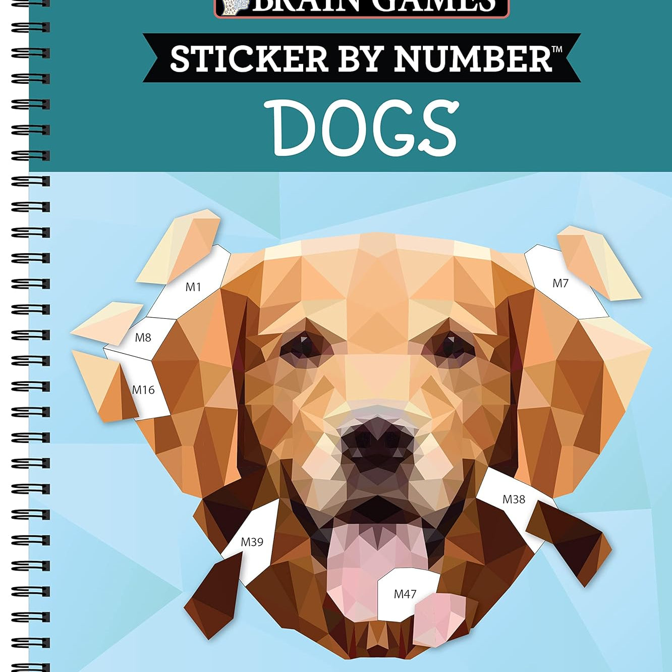 Dogs Sticker-By-Number by Brain Games 20 9781639380893