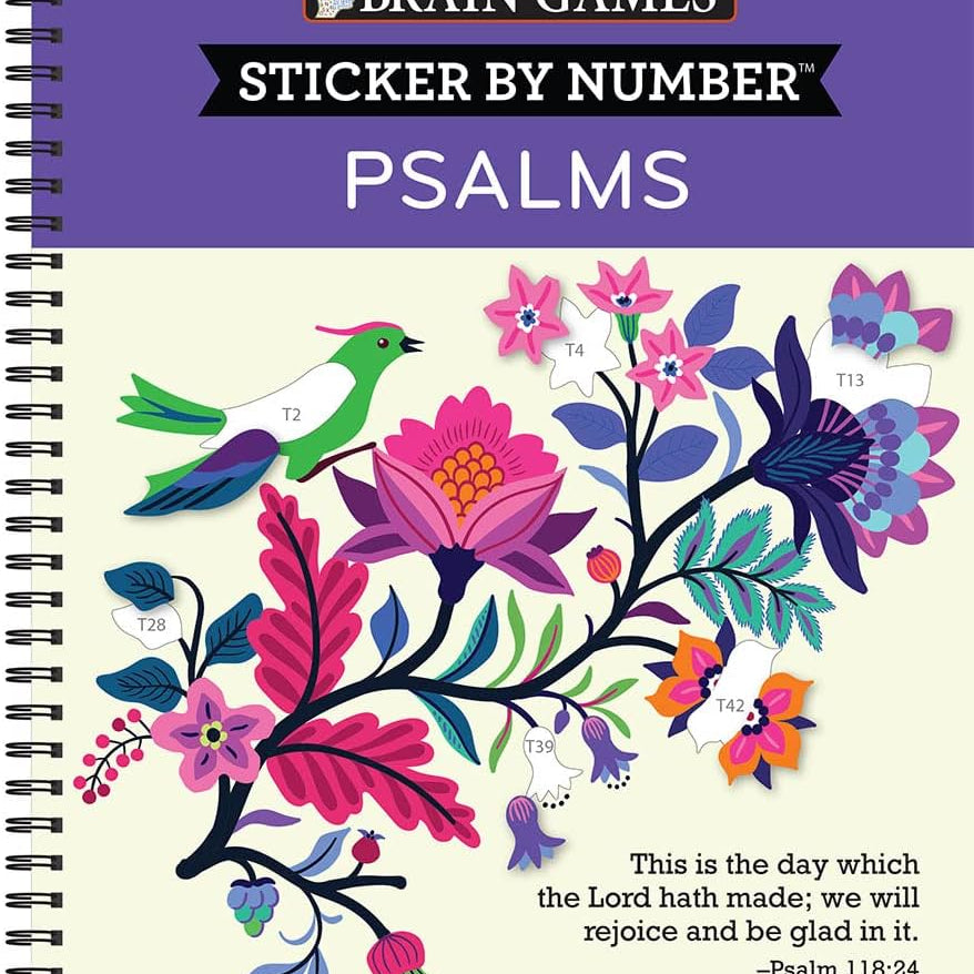 Sticker By Number: Psalms by Brain Games 20 9781639382118