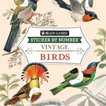 Vintage: Birds (Sticker-By-Number) by Brain Games 20 9781639384204