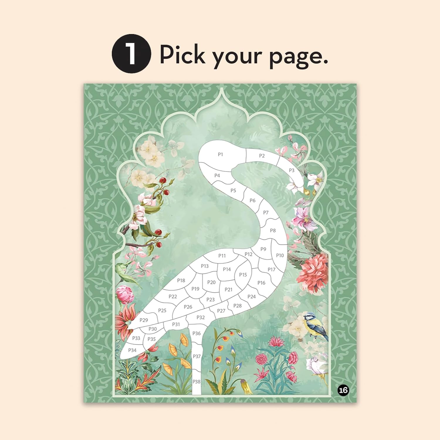 Vintage: Birds (Sticker-By-Number) by Brain Games 20 9781639384204_6