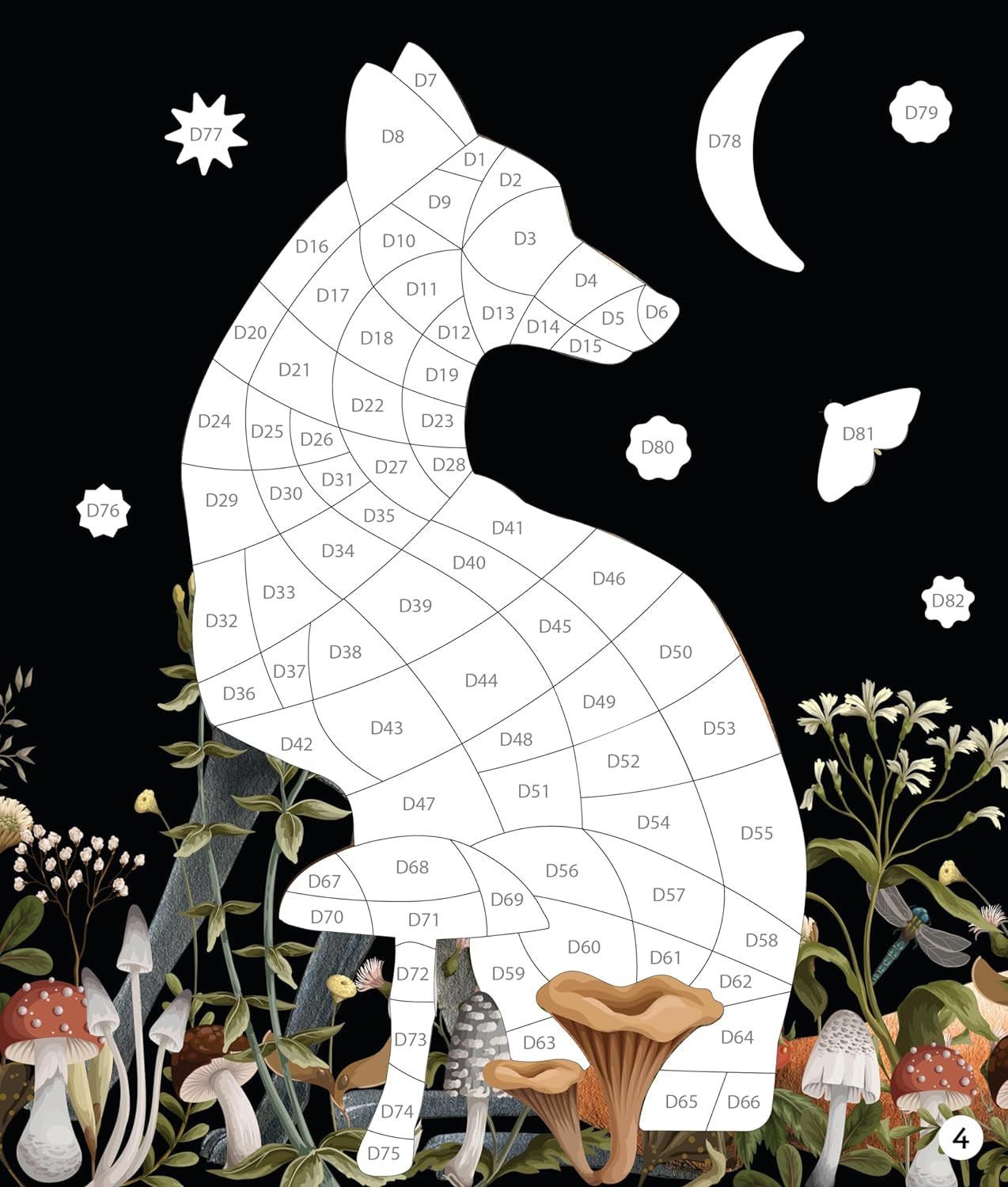 Enchanted Garden Sticker By Number by Brain Games 20 9781639384785_2
