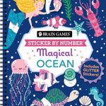 Magical Ocean Sticker By Number by Brain Games 20 9781639384839
