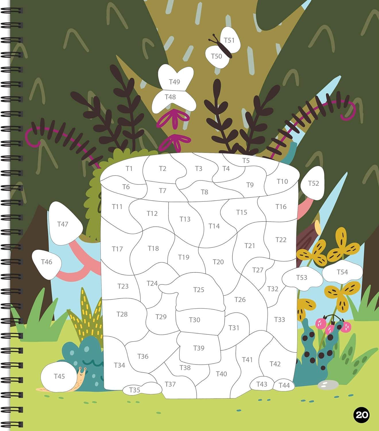 Magical Forest Sticker By Number by Brain Games 20 9781639384990_2