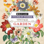 Vintage: Garden (Sticker-By-Number) by Brain Games 20 9781639385935