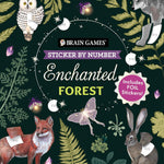 Enchanted Forest Sticker By Number by Brain Games 20 9781639387793