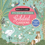 Gilded Garden Sticker By Number by Brain Games 20 9781639388424