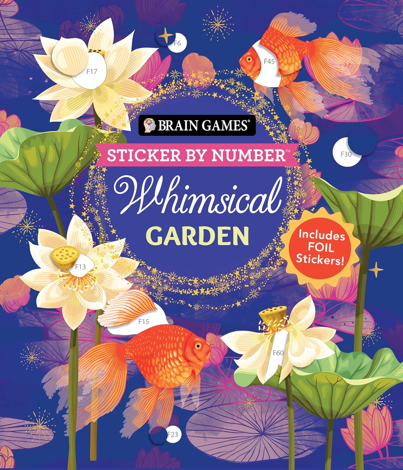 Sticker By Number: Whimsical Garden by Brain Games 20 9781639388462