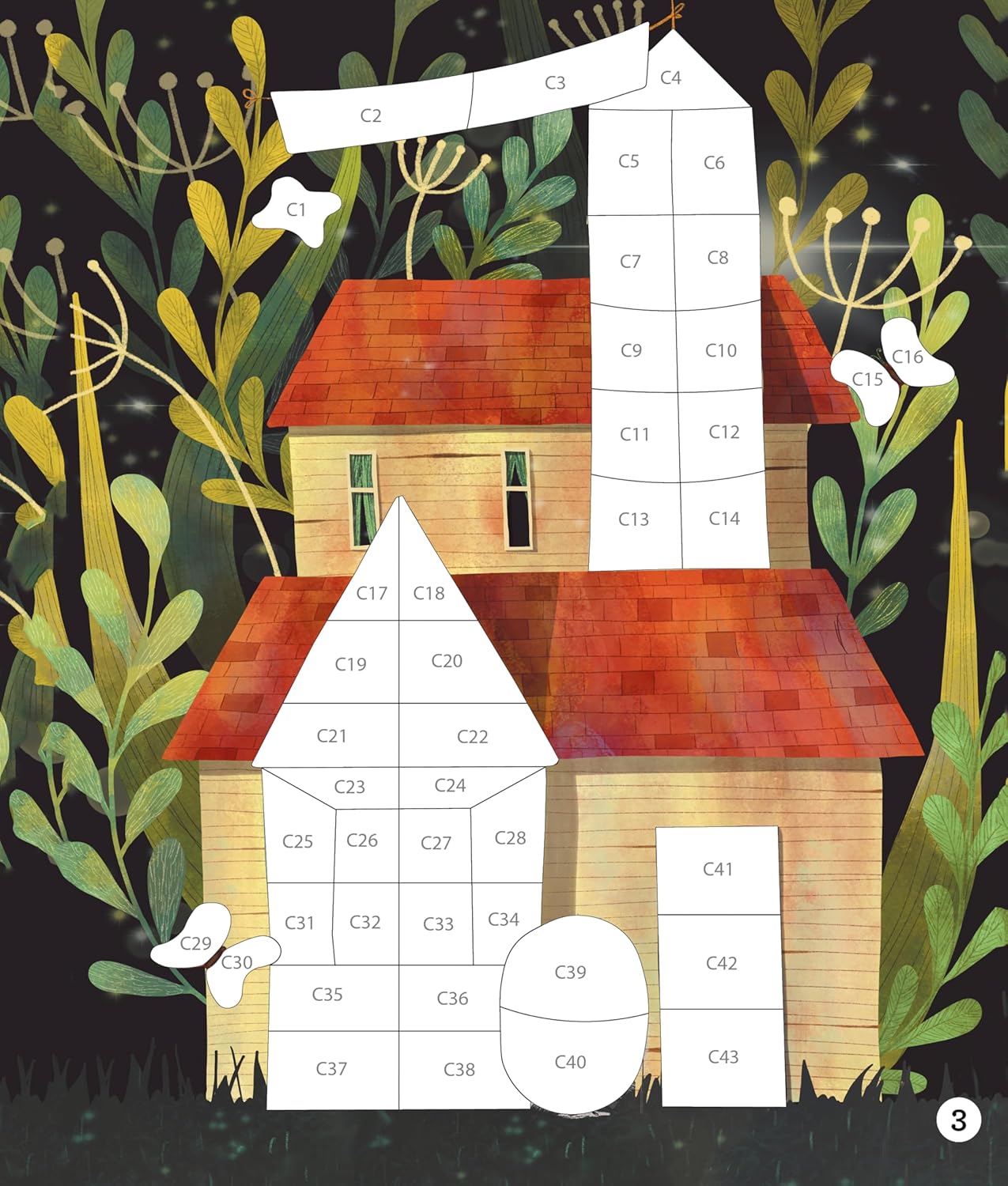 Sticker By Number: Whimsical Garden by Brain Games 20 9781639388462_2