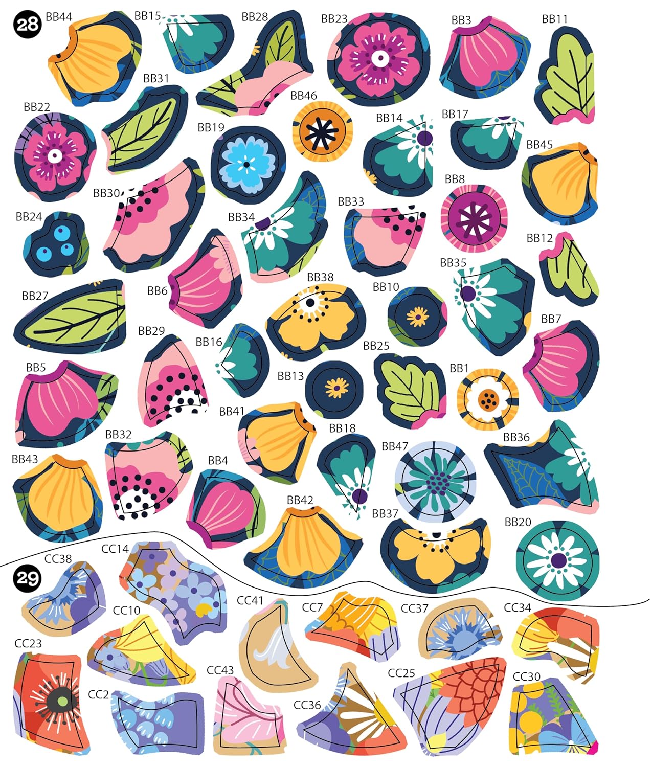 Sticker By Number: Whimsical Garden by Brain Games 20 9781639388462_4