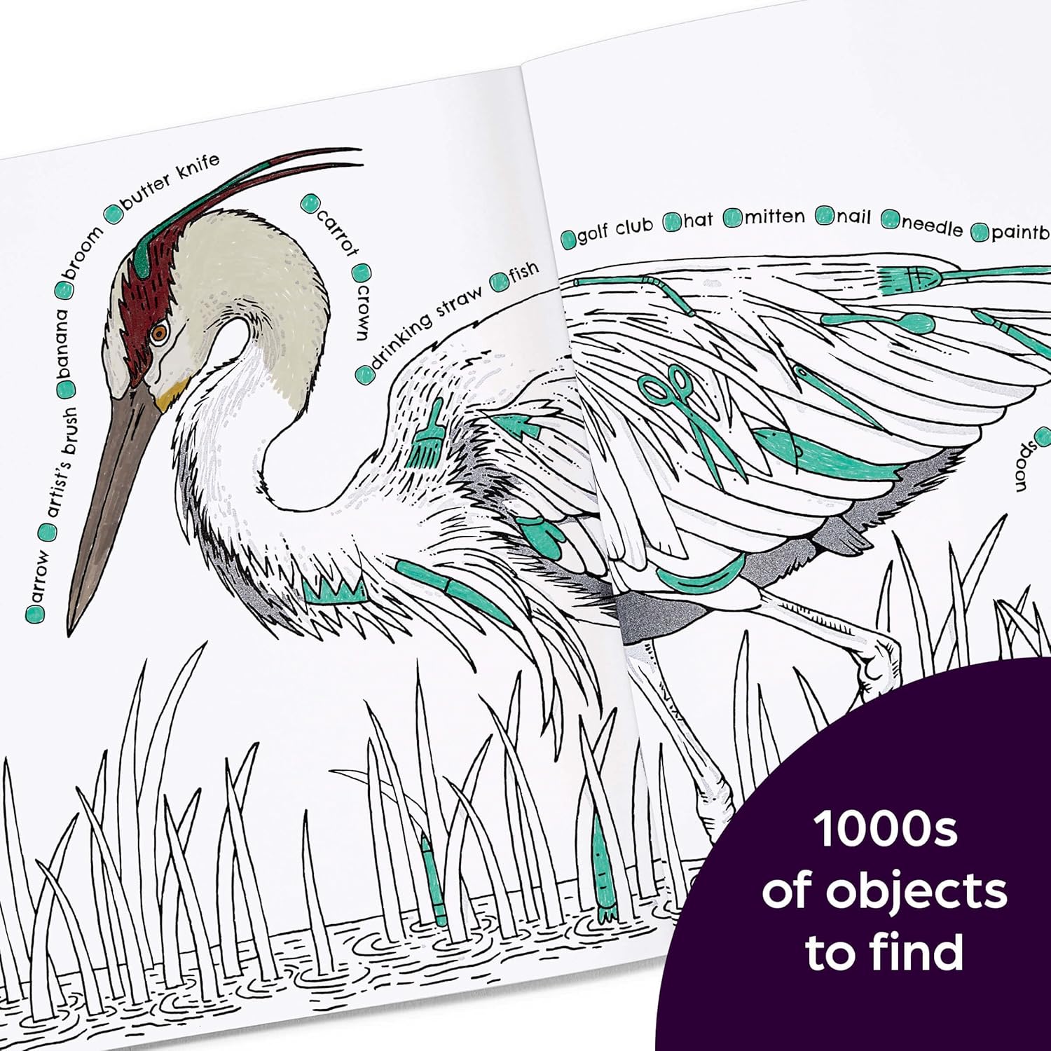 Hidden In Nature: A Cozy Hidden Picture Coloring Book For Adults by Highlights 9781639623358_3
