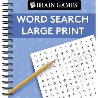 Brain Games by Word Search Large Print (Blue) by Publications International Ltd 9781640308169_4dda35c8-359e-45a3-92a7-baaba31a20d9