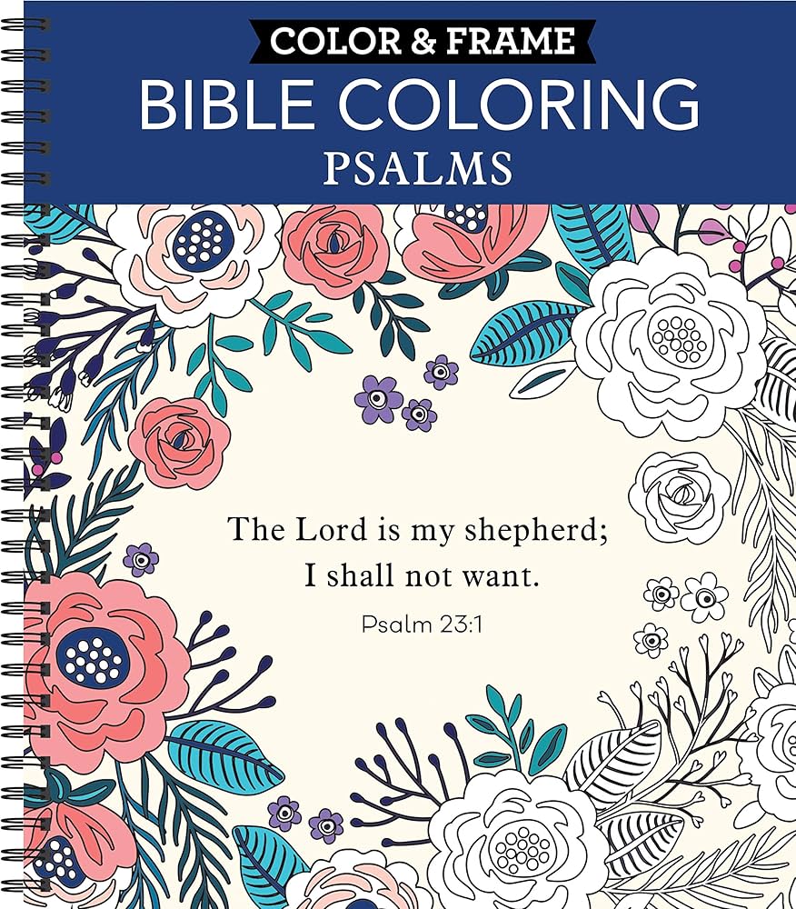 Color & Frame by Bible Coloring: Psalms by New Seasons 20 9781645585664