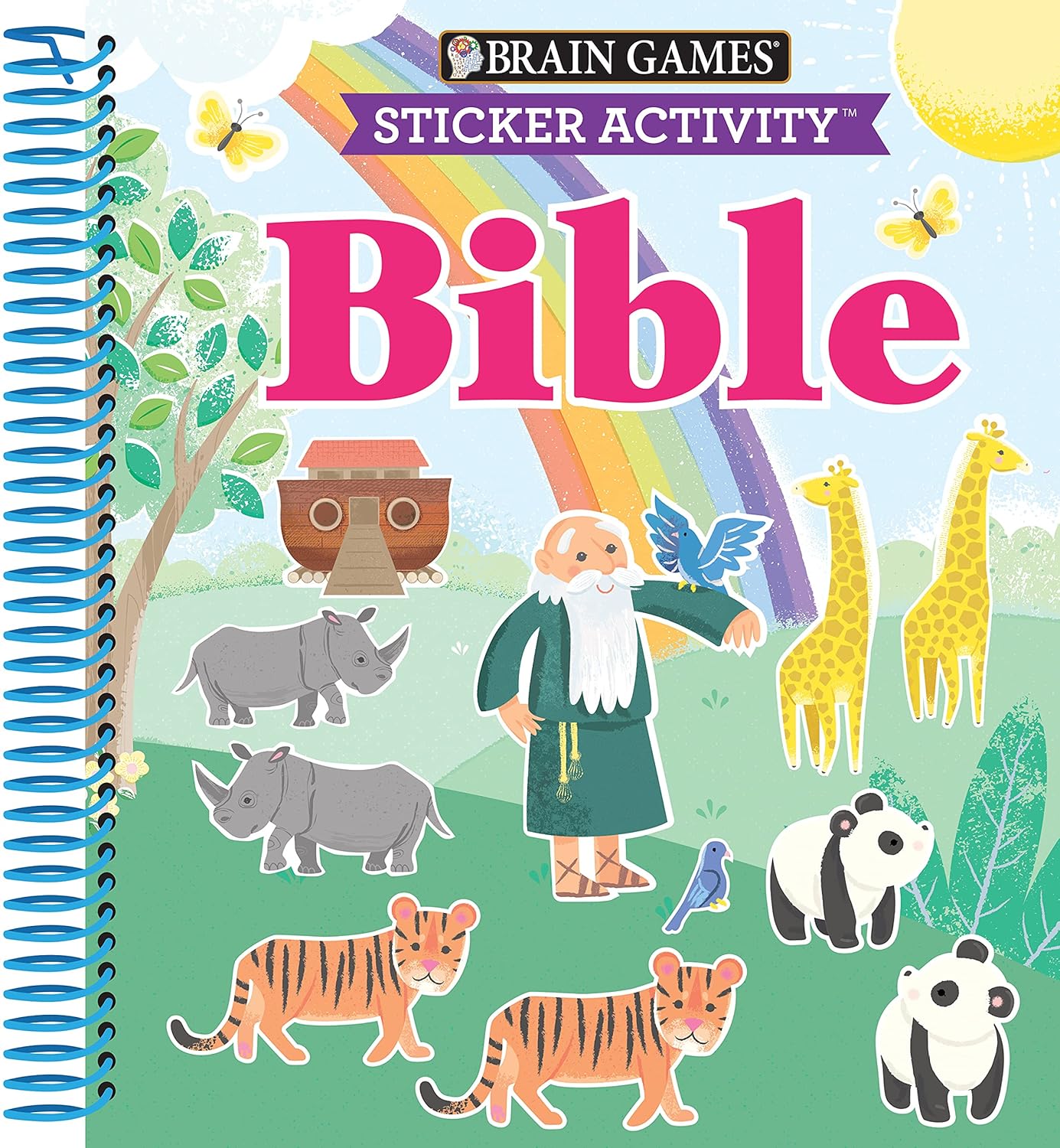 Sticker Activity: Bible (For Kids Ages 3-6) by Brain Games 20 9781645587279