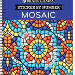 Sticker By Number: Mosaic by Brain Games 20 9781645587347