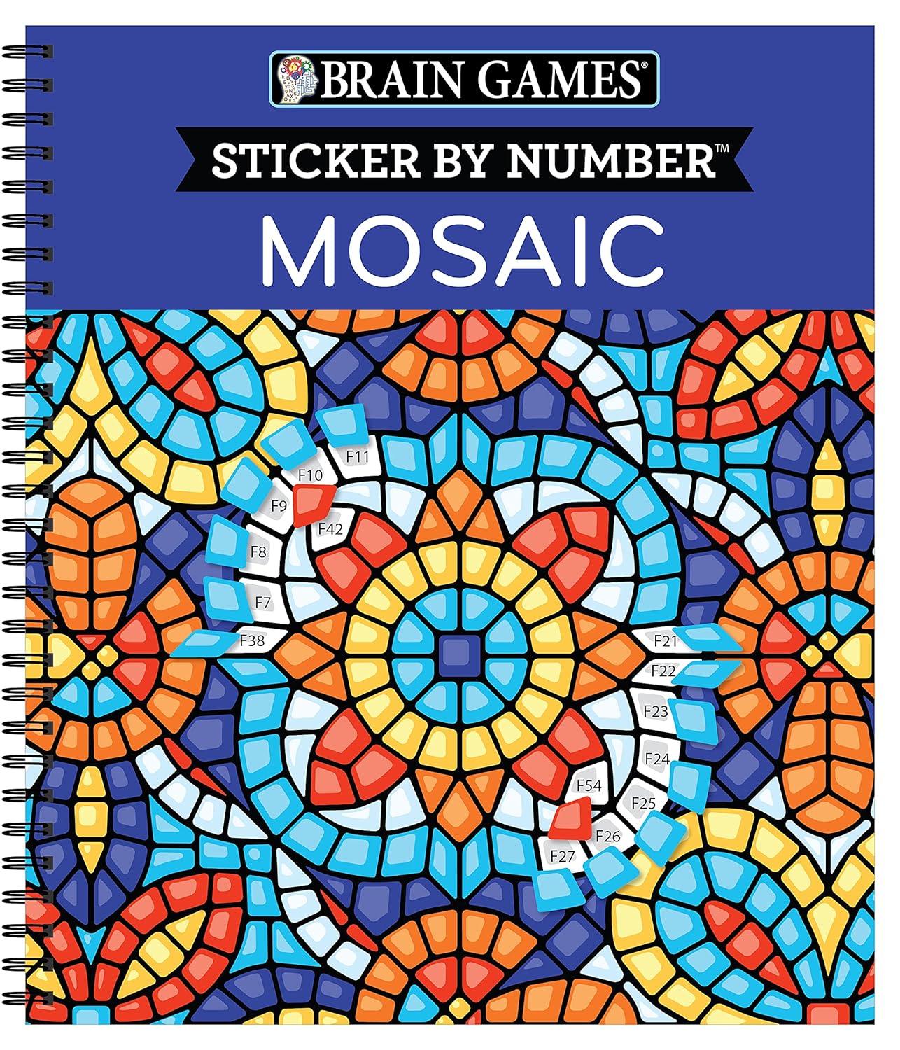 Sticker By Number: Mosaic by Brain Games 20 9781645587347