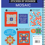 Sticker By Number: Mosaic by Brain Games 20 9781645587347_1_b3ba833b-7b03-4b2c-9118-c956d0ba78a8