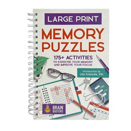 Large Print Memory Puzzles by Parragon Books 20 9781646385034